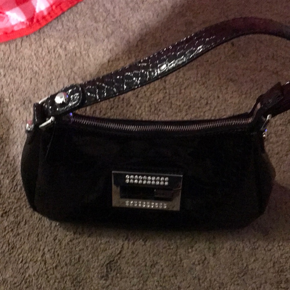 Guess small black Bag with diamonds(mini bag)